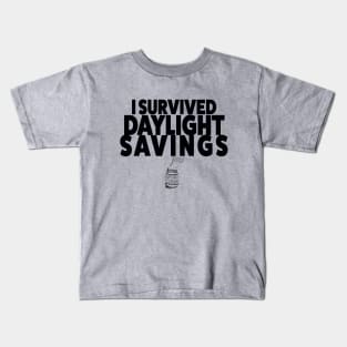 I Survived Daylight Savings Kids T-Shirt